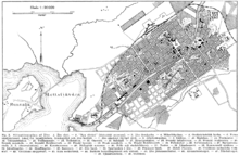 Map of Turku around 1920