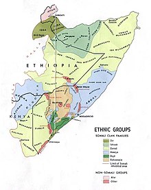Somali Clan Map