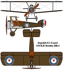 Sopwith Camel drawing
