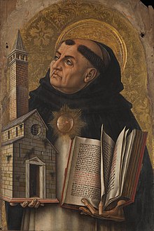  Ein Gemälde des heiligen Thomas von Aquin