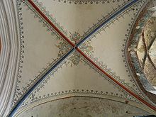 Stralsund St. Nikolai Church: Painted ribbed cross vaulting