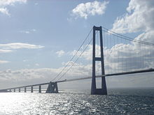 Great Belt Fixed Link este cel mai mare pod din Danemarca  