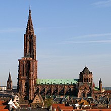 Strasbourg Cathedral, view from the south