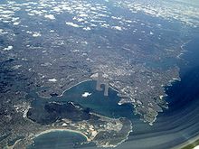 Aerial view of Botany Bay