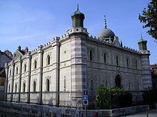 Synagoga v Besançonu, celkový pohled.