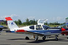 Bir ENAC uçağı 28 Mayıs 2011 tarihinde Muret - Lherm Havaalanındaki Airexpo'da.
