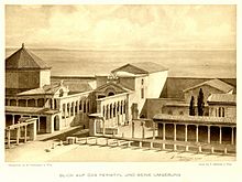 Section through Diocletian's Palace, c. 300 A.D. George Niemann, 1906
