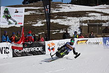 Taiki Morii, ein Skifahrer aus Japan, der