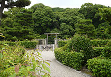 Kejser Ankan's mausoleum (misasagi) i Osaka præfektur.