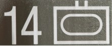 Military symbol of the Austrian Tank Battalion 14 according to NATO standard. The two vertical lines on the rectangular frame indicate that it is a battalion.