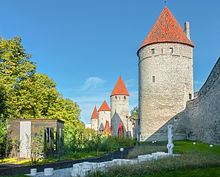 Part of the medieval city wall