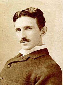 Nikola Tesla kolem roku 1893