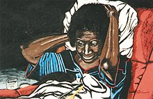 "Tante Eira Mae", ein Acrylgemälde von Larry D. Alexander - The African American Museum (Dallas, Texas) - 2004