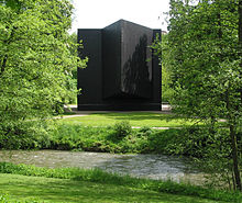 Theater-Kubus in the Ilmpark, venue in the cultural city year 1999