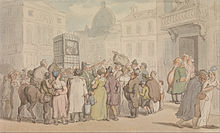 Acuarela de Thomas Rowlandson  