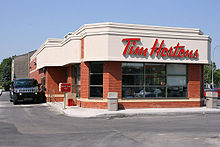 Un Tim Hortons în Calgary, Alberta