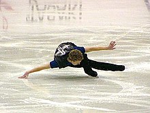 Goebel esegue una manovra di idroblade, una delle sue mosse principali, nel 2003.