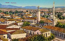 Market centre on a postcard published before 1925