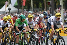 The finish on the Champs-Élysées