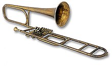 Kontrabasový trombon s ventily