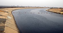 California Aqueduct near the village of Tupman