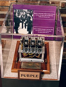 The Japanese key machine "PURPLE