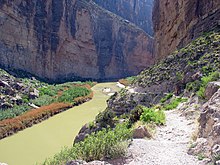 The Rio Grande in Santa Elena Canyon, Big Bend National Park, Texas, USA