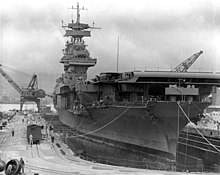 Yorktown Pearl Harboris kuivdokis 29. mail 1942, vahetult enne lahkumist Midwayle.