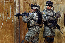 US soldiers in Baghdad