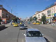 Traffico a Ulaanbaatar