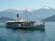 DS Unterwalden on Lake Lucerne
