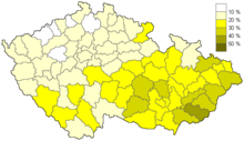 Proportion of those who describe themselves as "believers" (2011)