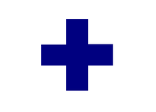 Vlag van de 3e divisie van het leger van de Unie, VI Corps  