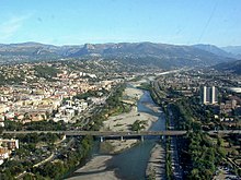Der Var zwischen Nizza und Saint-Laurent-du-Var