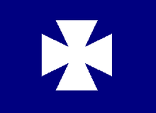 Vlag van de 2e divisie van het leger van de Unie, V-korps  