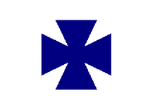 Vlag van de 3e divisie van het leger van de Unie, V Corps  