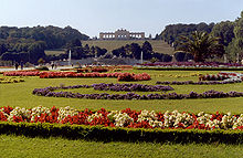 Vista del Gran Parterre sobre la Glorieta.  