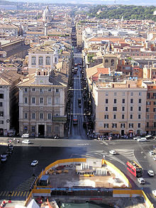 Via del Corso, die Hauptstraße der Stadt