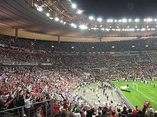 Spectator stands at the 2009 final