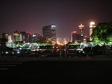 View from Shanghai Science and Technology Museum
