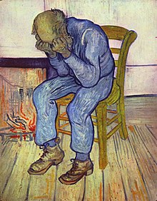 SSRI mohou pomoci lidem, kteří trpí depresí, jako je tento "truchlící stařec" namalovaný Vincentem van Goghem.  