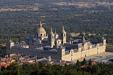 Aerial photograph of the monastery residence