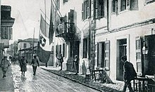 Italian occupation troops in Vlora, Albania (ca. 1916)