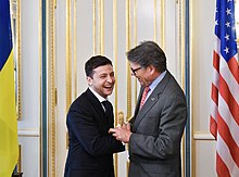 Perry και Zelenksy, Μάιος 2019.