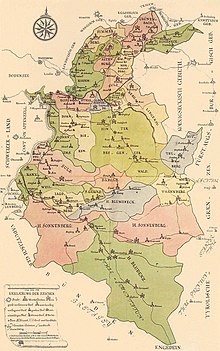 Map of Vorarlberg (from 1783)