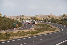 Autostrada Forrest, miejsce, w którym znajduje się punkt kontrolny wjazdu do regionu południowo-zachodniego