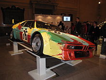 1979 BMW Group 4 M1 Andy Warhol tarafından boyandı