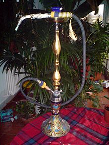 Een Russische waterpijp  