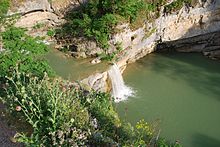 Mirusha waterfalls in the west of the country