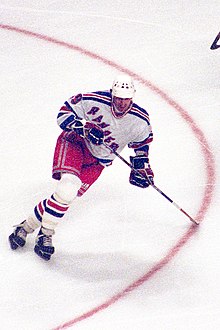 Wayne Gretzky 1997. aastal, kui ta mängis New York Rangersi eest